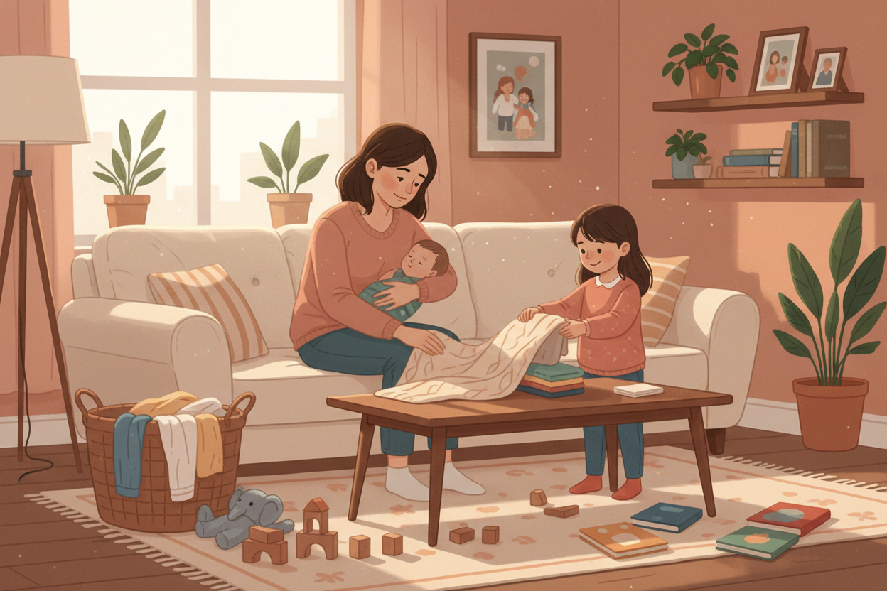 🇬🇧 A Tidy Home, Kids on Track: How to Survive (and Thrive) in the Routine with a Baby and Other Children