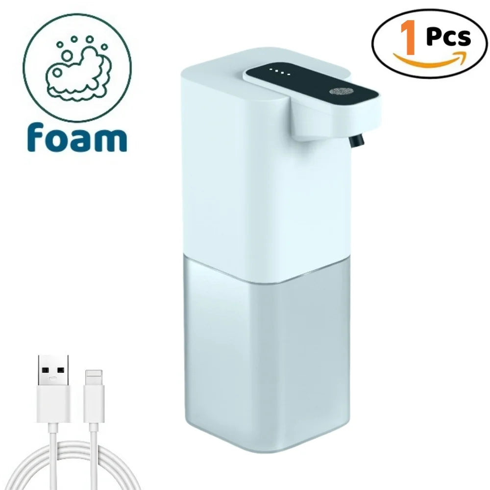 Automatic Liquid/Foam Soap Dispenser, Touchless Electric Dispenser, USB Rechargeable with Infrared Sensor for Bathroom and Kitchen