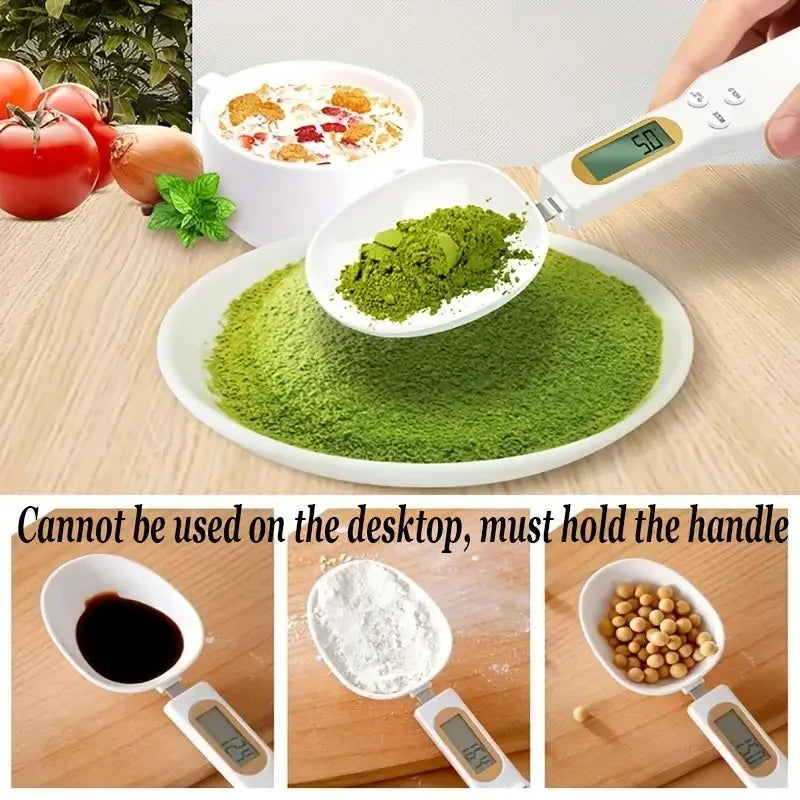 Mini Spoon Scale Digital Kitchen Scale Electronic 0.1-500g Cooking Powder Weight Measure Spoon