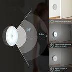 Motion Sensor Night Light - Wireless LED Detector Lamp for Bedroom Staircase Closet and Room Decor