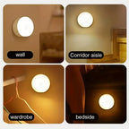 Motion Sensor Night Light - Wireless LED Detector Lamp for Bedroom Staircase Closet and Room Decor