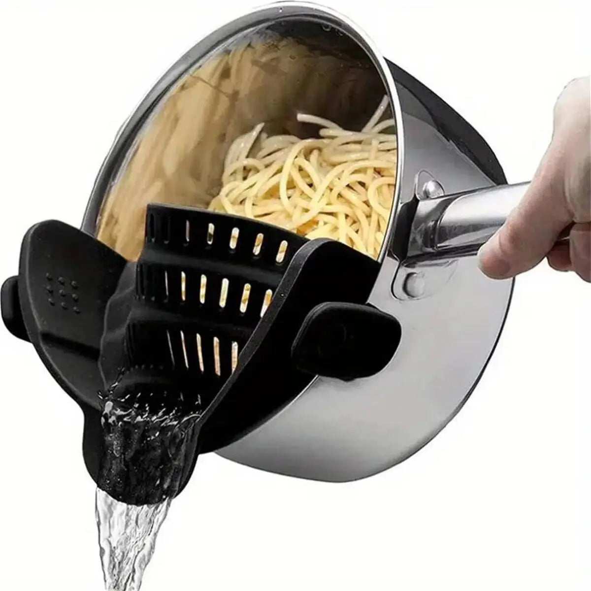 Strainer, Pot Strainer, Adjustable Clip On Strainer For Pots Pans And Bowls, Kitchen Pot Strainer