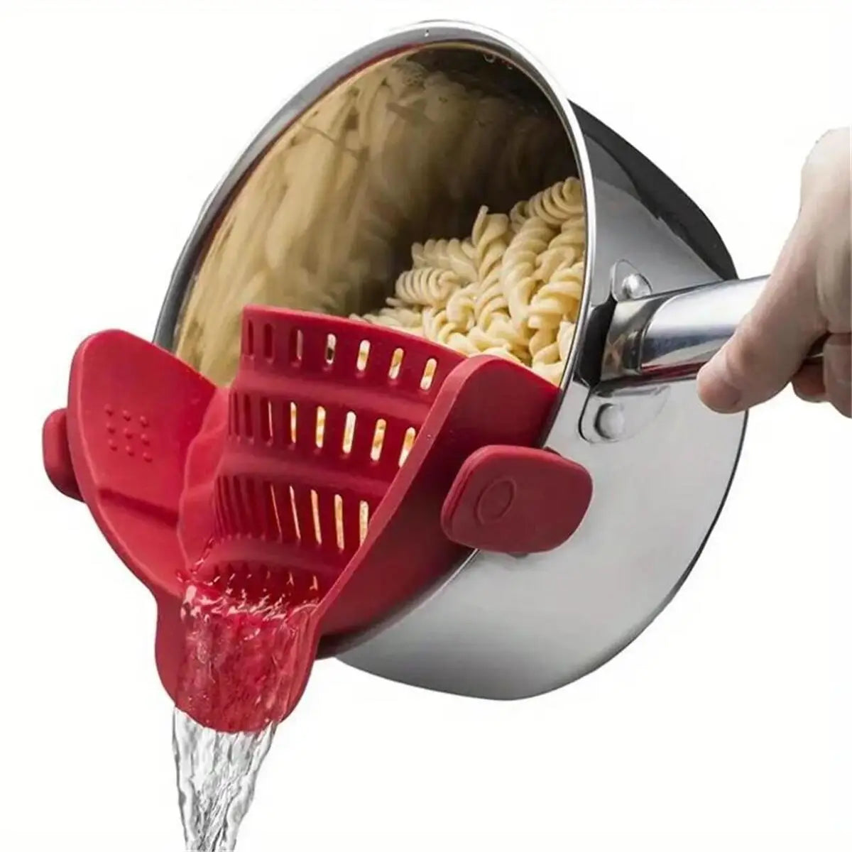 Strainer, Pot Strainer, Adjustable Clip On Strainer For Pots Pans And Bowls, Kitchen Pot Strainer