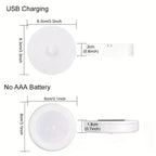 Motion Sensor Night Light - Wireless LED Detector Lamp for Bedroom Staircase Closet and Room Decor