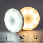 Motion Sensor Night Light - Wireless LED Detector Lamp for Bedroom Staircase Closet and Room Decor