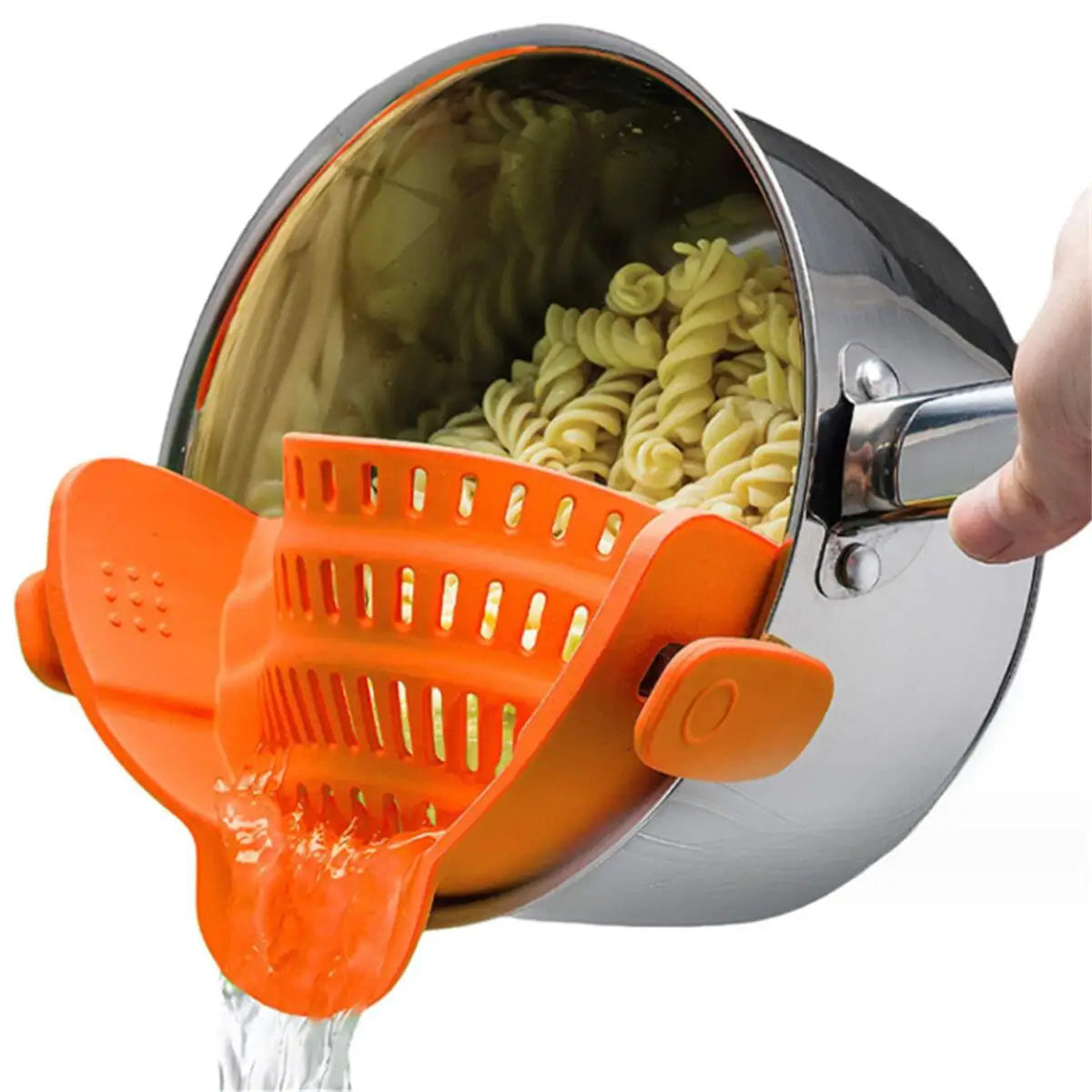 Strainer, Pot Strainer, Adjustable Clip On Strainer For Pots Pans And Bowls, Kitchen Pot Strainer