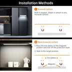 LED Motion Sensor Dark Areas  USB Under Cabinet Light For Kitchen Cabinet Bedroom Wardrobe Bathroom Mirror Sensor Indoor Lighting