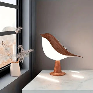 LED Touch - Control Bird Lamp - Art Deco, 3-Levels Dimmable, USB-Cordless with Rechargeable Battery