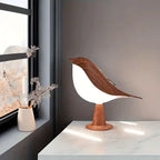 LED Touch - Control Bird Lamp - Art Deco, 3-Levels Dimmable, USB-Cordless with Rechargeable Battery