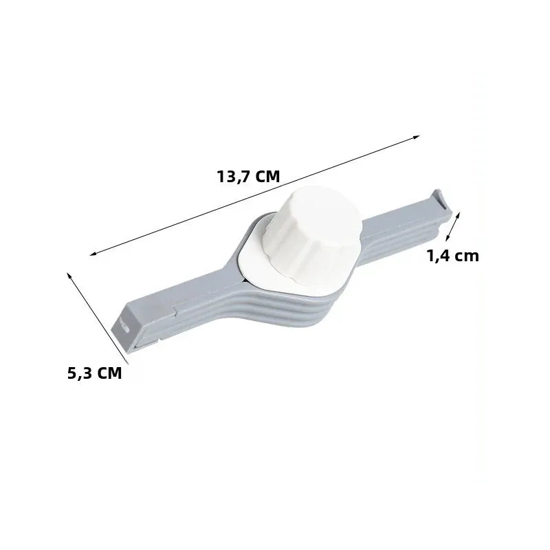 Kitchen Sealing Clip Screw Cap Seasoning Bag for Milk Powder Salt Snack Food Preservation Gadget Accessory