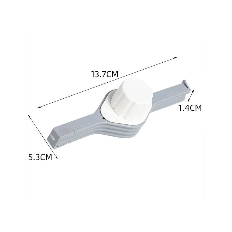 Kitchen Sealing Clip Screw Cap Seasoning Bag for Milk Powder Salt Snack Food Preservation Gadget Accessory