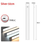 LED Motion Sensor Dark Areas  USB Under Cabinet Light For Kitchen Cabinet Bedroom Wardrobe Bathroom Mirror Sensor Indoor Lighting