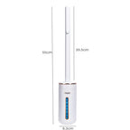 Wall-mounted Disposable Toilet Brush with Replaceable, Bathroom Cleaning Tools WC