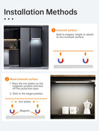 LED Motion Sensor Dark Areas  USB Under Cabinet Light For Kitchen Cabinet Bedroom Wardrobe Bathroom Mirror Sensor Indoor Lighting